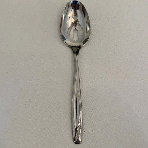 Rogers Other - Rogers IS Stainless USA LAWNCREST 7.75" Slotted Serving Spoon Flatware Cutlery